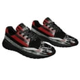 thumbnail image 6 of Sprint Car Racing American flag US Shoes Sneakers Black Size 4.5, 6 of 7
