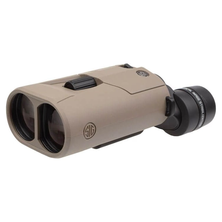 Sig Sauer ZULU6 HDX PRO 14×42 Image Stabilized Binoculars FDE HDX PRO Glass Coated Lenses Rubber Armor Carry Case (SOZ6WP1442)