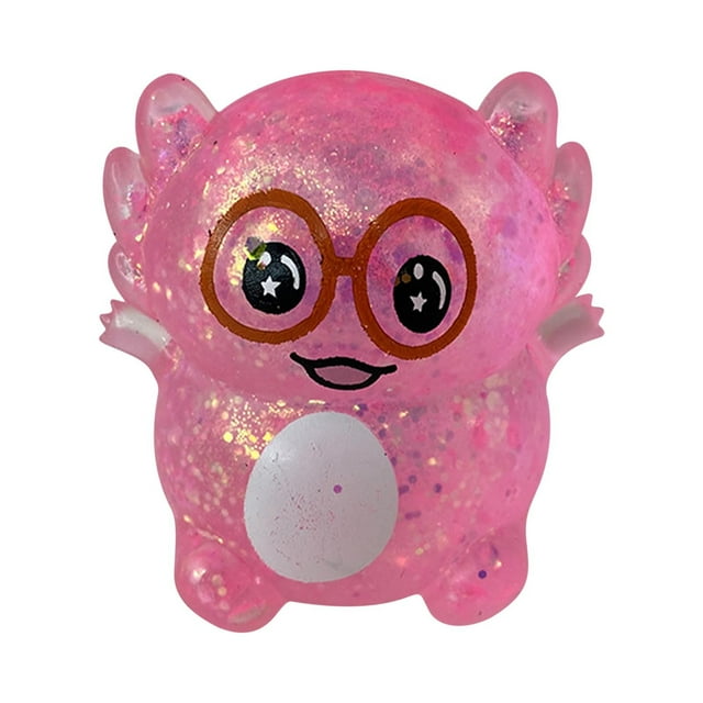 QIPOPIQ Sugar Ball - Syrup Molasses Thick Glue/Gel Stretch Ball - Ultra Squishy and Moldable Slow Rise Relaxing Sensory Fidget Stress Toy Cute Adorable RANDOM COLORS