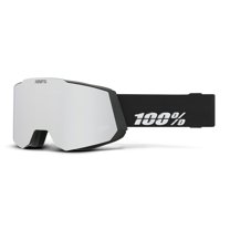 100% Snowcraft Hiper Goggle - Black/Silver; Mirror Silver