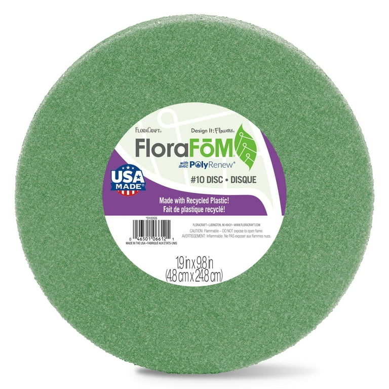 FloraCraft - Styrofoam Discs - 10 x 1