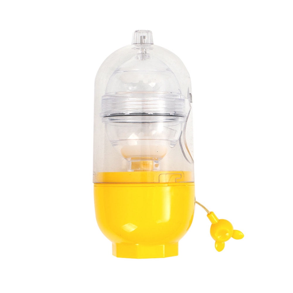 Manual Egg Shaker Egg Scrambler Puller White Yolk Mixer Blender (Yellow