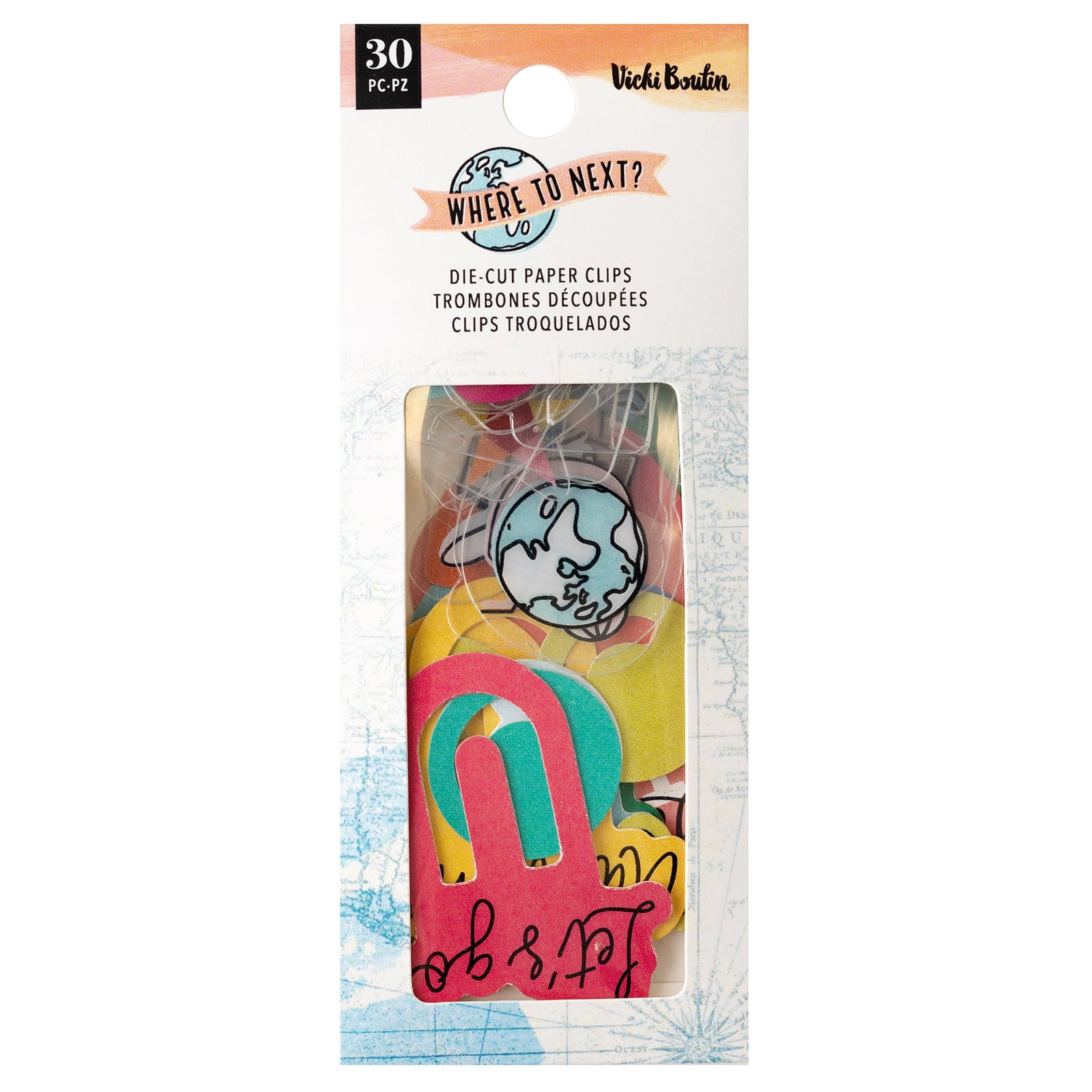 American Crafts Paper Clips 9/Pkg-Jumbo Heart, Count: 1