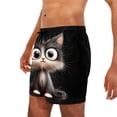 thumbnail image 6 of Men's Shorts Elastic Waist Big and Tall Colorful Printed Casual Swim Shorts, 6 of 6