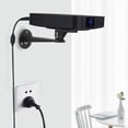 thumbnail image 4 of Mini Projector Wall Mount Universal Metal Projection Rotatable 360° Bracket Holder for YG400 RD805 Camera CCTV IP Camera,1 x Projector mount bracket 1 set installation accessories,Black, 4 of 8