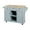 Blue, variant on Glavbiku Rolling Kitchen Cart with Drop-Leaf Countertop,Island Cart with 3 Drawer for Kitchen,White