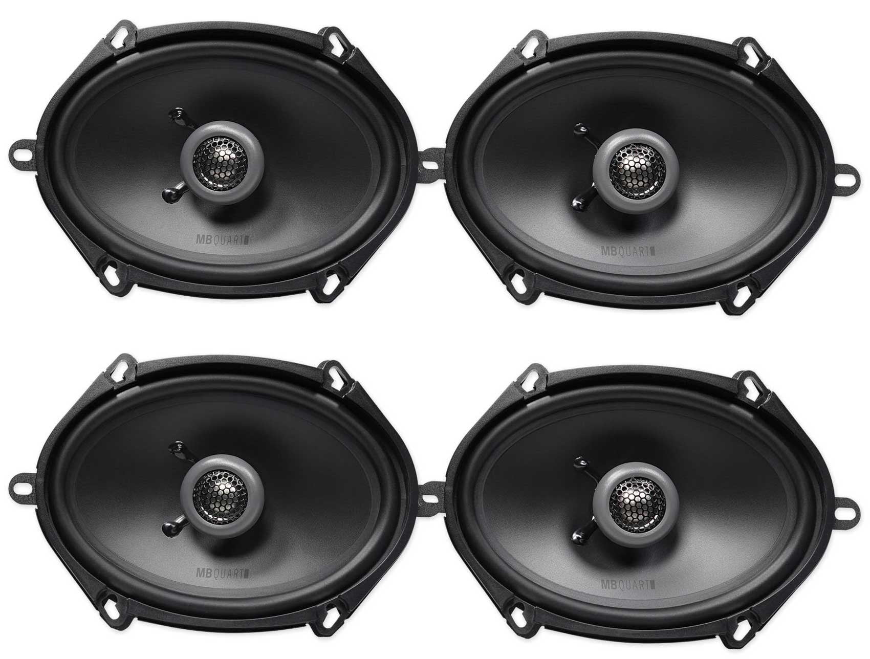 NEW NVX VSP68 260 Watt 5x7"/6x8" V-Series 2-Way Coaxial Car Stereo Speakers 