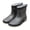 Black 39, variant on Unisex Short Rain Boots Anti-Slip Waterproof Garden Boots Low Heel Ankle Booties for Outdoor Gardening Car Washing