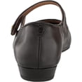 thumbnail image 3 of Sam Edelman Jene Black Keyhole Button Vamp Strap Pointed Toe Low Heel Flats (Black, 8), 3 of 6