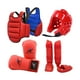 thumbnail image 1 of 4 Uds Karate Sparring Gear Con Guantes De Boxeo Acolchados Protector Corporal Engrosado XS Rojo, 1 of 8