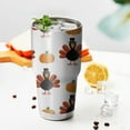 thumbnail image 3 of 30oz Happy Thanksgiving Turkey Fall Pumpkin Tumblers Stainless Steel Tumbler with Lid and Straw,Vacuum Insulated Double Wall Travel Tumbler Cups Mug with Cleaning Brush for Coffee,Tea, 3 of 7