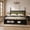 Black + Green, variant on Christopher Knight Home Queen Wood Bed Frame with Scalloped Tufted Chenille Headboard, Brown+Beige