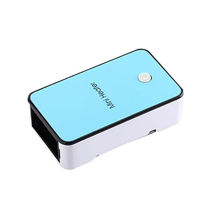 

Reduced Price!WINNW Cartoon Personal Mini Space Heater Fan Portable Electric Home Office Indoor Use Blue