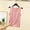 Pink, variant on Womens Round Neck Sleeveless Floral Tank Top Lettuce Hem Casual Summer Blouse,Size 2XL