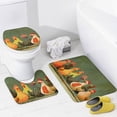 thumbnail image 4 of Shower Curtain Sets with Rugs 4 Piece Shower Curtain And Rugs Shower Curtain Set Love Chickens Animal Durable And Waterproof Chicken Decorative for Bathroom Decor, 4 of 8