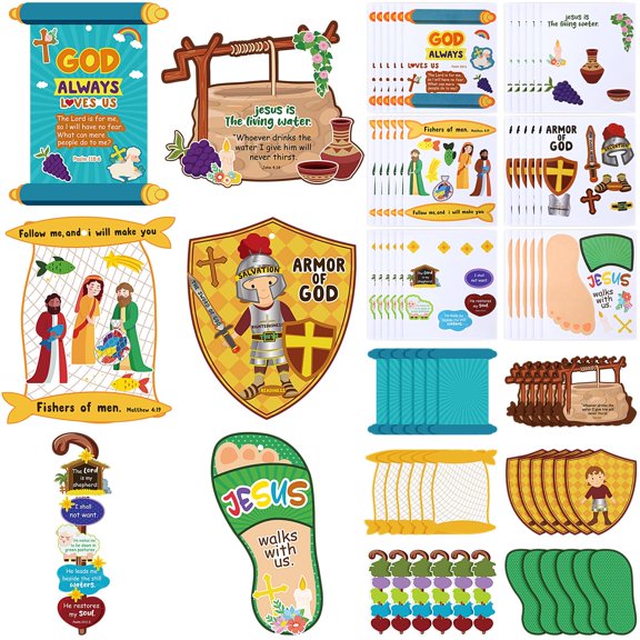 Kit de manualidades Outus Religious Sunday School Armor of God para 36 niños