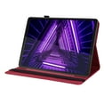 thumbnail image 3 of Allytech Lenovo Tab M10 Plus Case Model TB-X606F, Slim Fit PU Leather Butterfly Embossed Shockproof Drop Protection Kickstand TPU Case Cover for Lenovo Tab M10 Plus TB-X606F, Red, 3 of 6