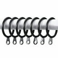 thumbnail image 7 of MODANU 50 Pcs Curtain Rings with 50 Pcs Hooks, 1.18" Drapery Rings, Pinch Pleat Curtain Hooks, Vintage and Rustproof for Window Door Drapes (Black), 7 of 7