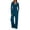 Sky Blue, variant on Vivianyo HD Women's 2-Piece Casual Outfit, Long Sleeve Ruched V-Neck Top and Wide Leg Pants Loungewear Set, Women's Wine-b, Sizes S-2XL