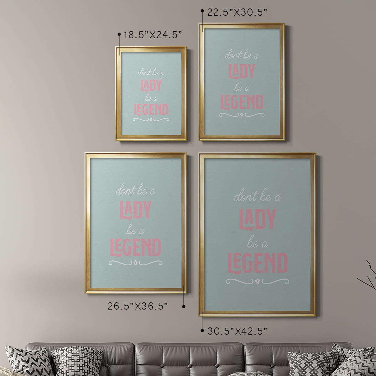 Lady Legend Premium Classic Framed Print - Ready to Hang