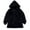Black, variant on Girls Fleece Hooded Coats Winter Padded Fuzzy Warm Jackets Kids Front Zipper Soft Thick Sherpa Windproof Outwear