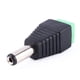 thumbnail image 1 of Conector Macho De Enchufe De Alimentación De CC, Conector Macho De Alimentación De CC Estable Negro Y Verde Para Instalador De CCTV Para Luz LED De CCTV Para Monitoreo, 1 of 8