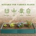 thumbnail image 7 of Homall 8x4x1 FT Galvanized Raised Garden Bed Planter Raised Beds Outdoor Garden Boxes Large Metal Planter Box Steel Kit for Vegetables Flowers Herb, 7 of 7