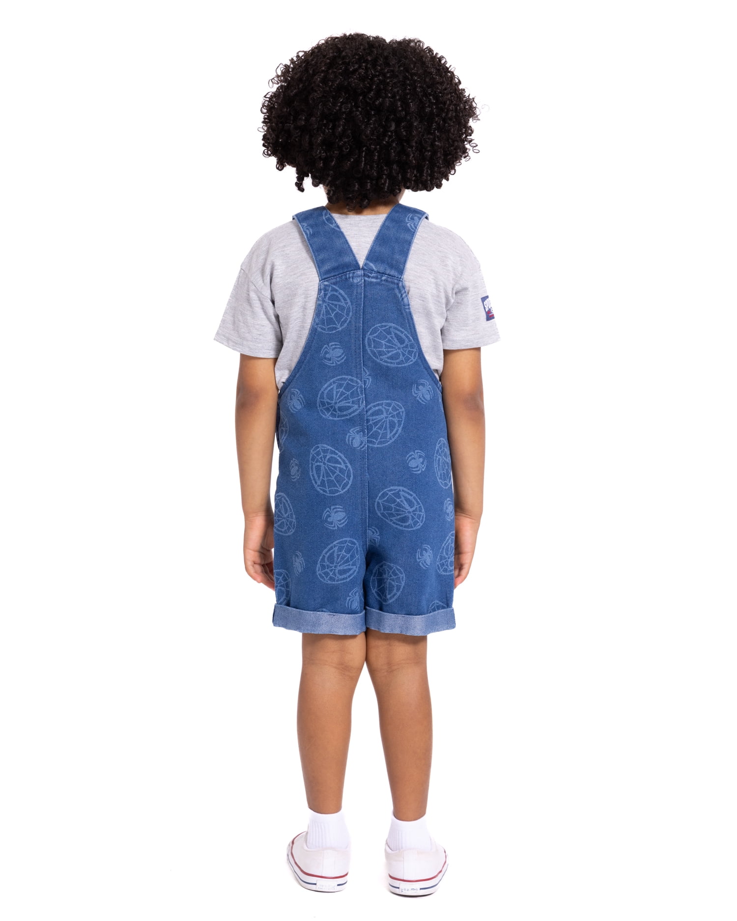 Spider-Man Toddler Boys T-Shirt and Cotton Shortalls Set, 2 Piece, Sizes 12M-5T