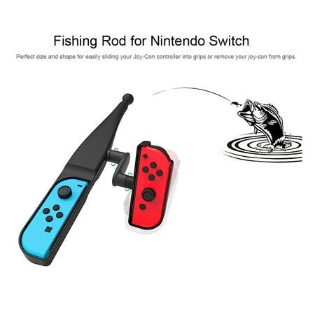 Connecting Con Rod - Fishing Rod for Nintendo Switch Joy-Con Fishing Game Kit for Switch Controller