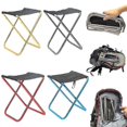 thumbnail image 1 of Folding Camping Stool Folding Stool Outdoor Camping Stool Seat Slacker Chair Travel Fishing Hiking Garden Beach, 1 of 4