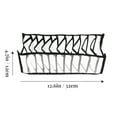 thumbnail image 3 of Miangastore Rectangular Underwear Storage Box Black 1 Set 12.6x4.7x4.7in, 3 of 8