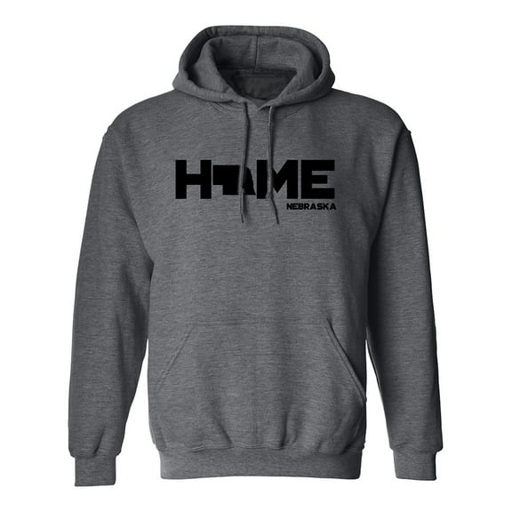 Nebraska HOME Adult Hooded Sweatshirt