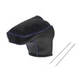 thumbnail image 1 of Ofertas Únicas 1 Pc Cubierta de Pomo de Cambio de Marcha para Tucson SE 2022-2023 Negro Azul Cuero Sintético, 1 of 6