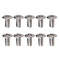 thumbnail image 2 of 10 Piezas de Tornillos de interruptor de guitarra CUTICAT para guitarra plata, 2 of 8