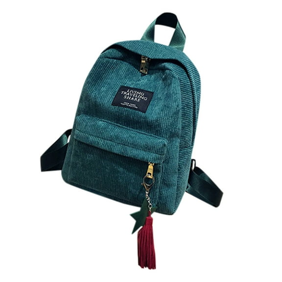 Matoen Mini Backpack Women Youngster Corduroy Small Backpack Purse Shoulder Bag for Womens Adult Youngster Travel