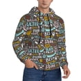 thumbnail image 2 of Lsque Barbeque Pattern Casual Men's Hoodie,Hooded Sweatshirt with Kangaroo Pocket,Pullover Hoodie-Medium, 2 of 7