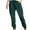 Green Pants for women, variant on Cargo Pants Women Fashion Women Plus Size Drawstring Casual Solid Elastic Waist Pocket Loose Trousers Pants Cuff Sweatpants Hiking Pants Women Activewear