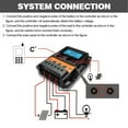 thumbnail image 2 of FLhrweasw Controlador Carga Solar LCD USB Dual 12V 24V Regulador Panel Solar (20A), 2 of 9