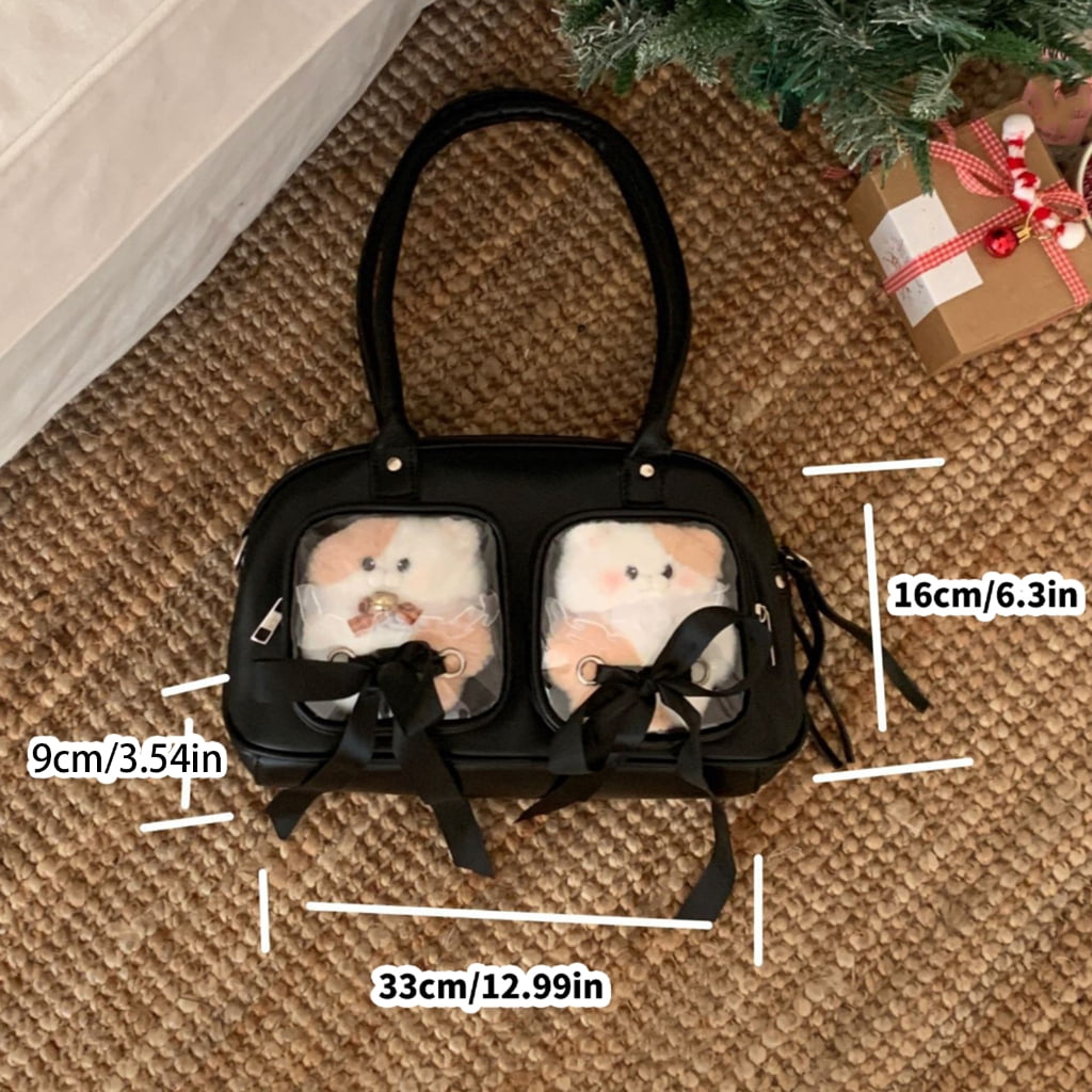 Clear Messenger Bag Fashion Ita Bag Shoulder Crossbody Bag Satchel Handbag