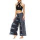 thumbnail image 4 of VISgogo Pantalones de pierna ancha de verano para mujer, pantalones sueltos sueltos de tiro medio con estampado bohemio con divisiones para yoga, playa, vacaciones VISgogo  moda, 4 of 7