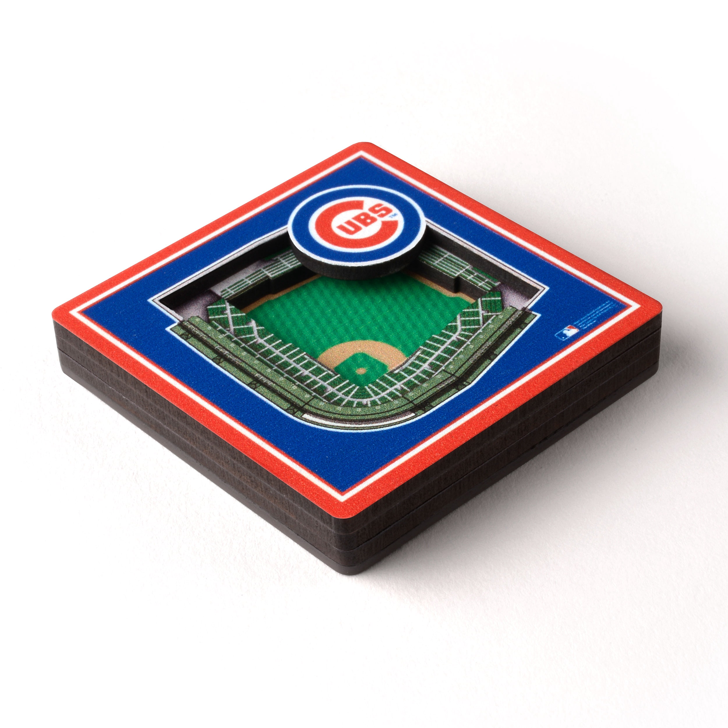 Chicago Cubs Stadium View Magnet