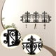 thumbnail image 5 of Llavero decorativo de pared con diseño vintage, organizador de llaves con ganchos para colgar llaves en lavadero o abrigo., 5 of 9