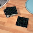 thumbnail image 4 of CafePress - Black Cat Pattern - Tile Coaster, Drink Coaster Set of 4, 4 of 4