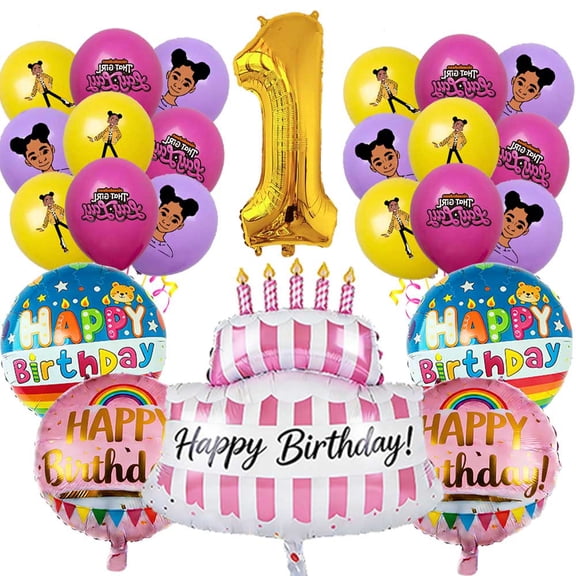 That Girl Lay Lay Balloons Party Supplies 1st Big Number Decorations Decor Kit Birthday