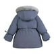 thumbnail image 5 of Abrigo De Invierno Para Niños Pequeños, Chaquetas De Abrigo Para Niñas, Abrigo De Algodón Para Niños, Abrigo Informal De Moda Con Capucha Gruesa, Azul Odeerbi  LM103-7711, 5 of 9