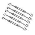 thumbnail image 1 of 5Pcs Turnbuckle Hook and Hook Wire Rope Tension 304 Stainless Steel Shade Sail Hardware for Bundling, 1 of 8