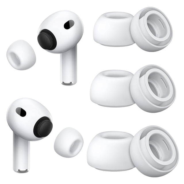 Almohadillas de repuesto con infusión de espuma para AirPods Pro 3 (2025)