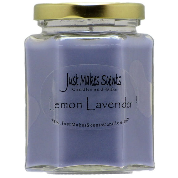 Lemon Lavender Soy Candle -Just Makes Scents