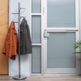 thumbnail image 4 of Mind Reader Coat Rack, Hall Tree, Freestanding, Coat Tree, Hat, Jacket, Purse, Metal, 11.75" L x 11.75" W x 67.25" H, Silver, 4 of 4