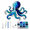 Octopus, variant on DIY Sea Glass Mosaic Art Kit, Shark Special Shape Acrylic Mosaic Craft for Adults and Beginners, Complete Ocean Animal Coastal Decor Project, Shark